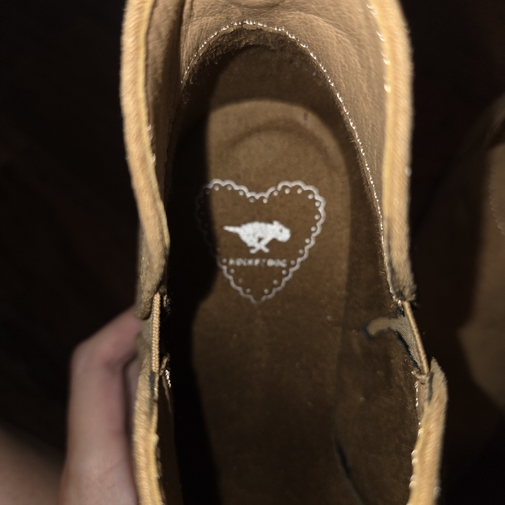 Rocket Dog Tan Suede Ankle Boots Womens Size 8.5 - Picture 6 of 7